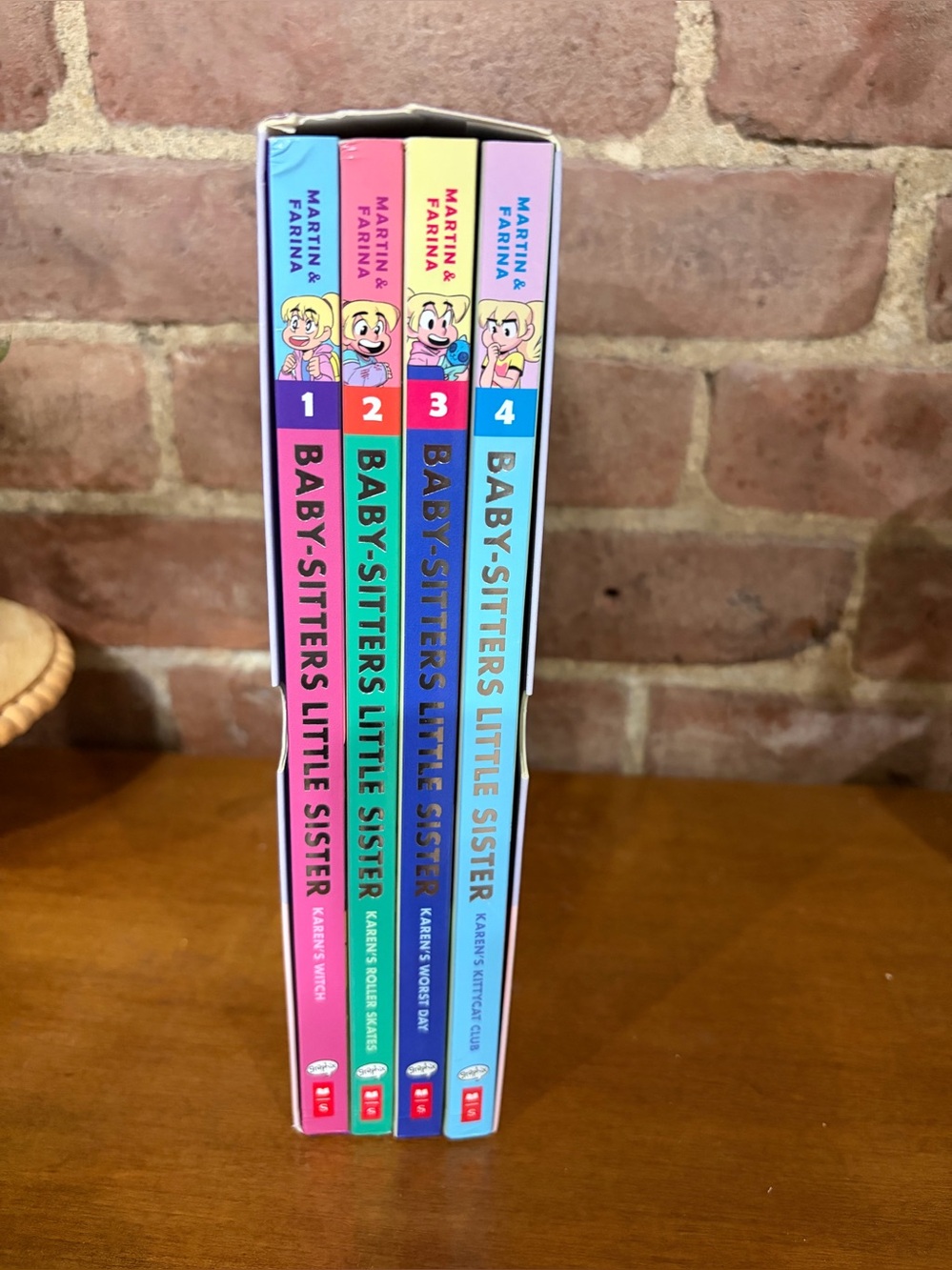 Baby-Sitters Little Sister Book Series 1-4 a graphic novel scholastic books
